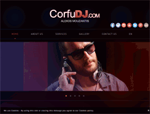 Tablet Screenshot of corfudj.com